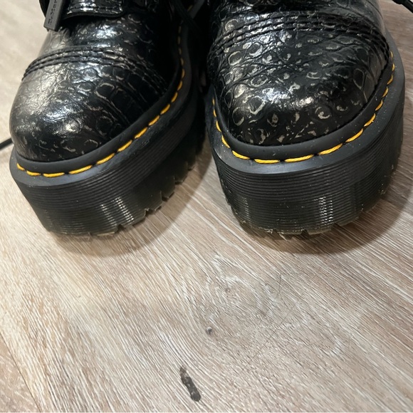 RARE Dr. Martens Sinclair embossed wild croc platform boot - Picture 2 of 5